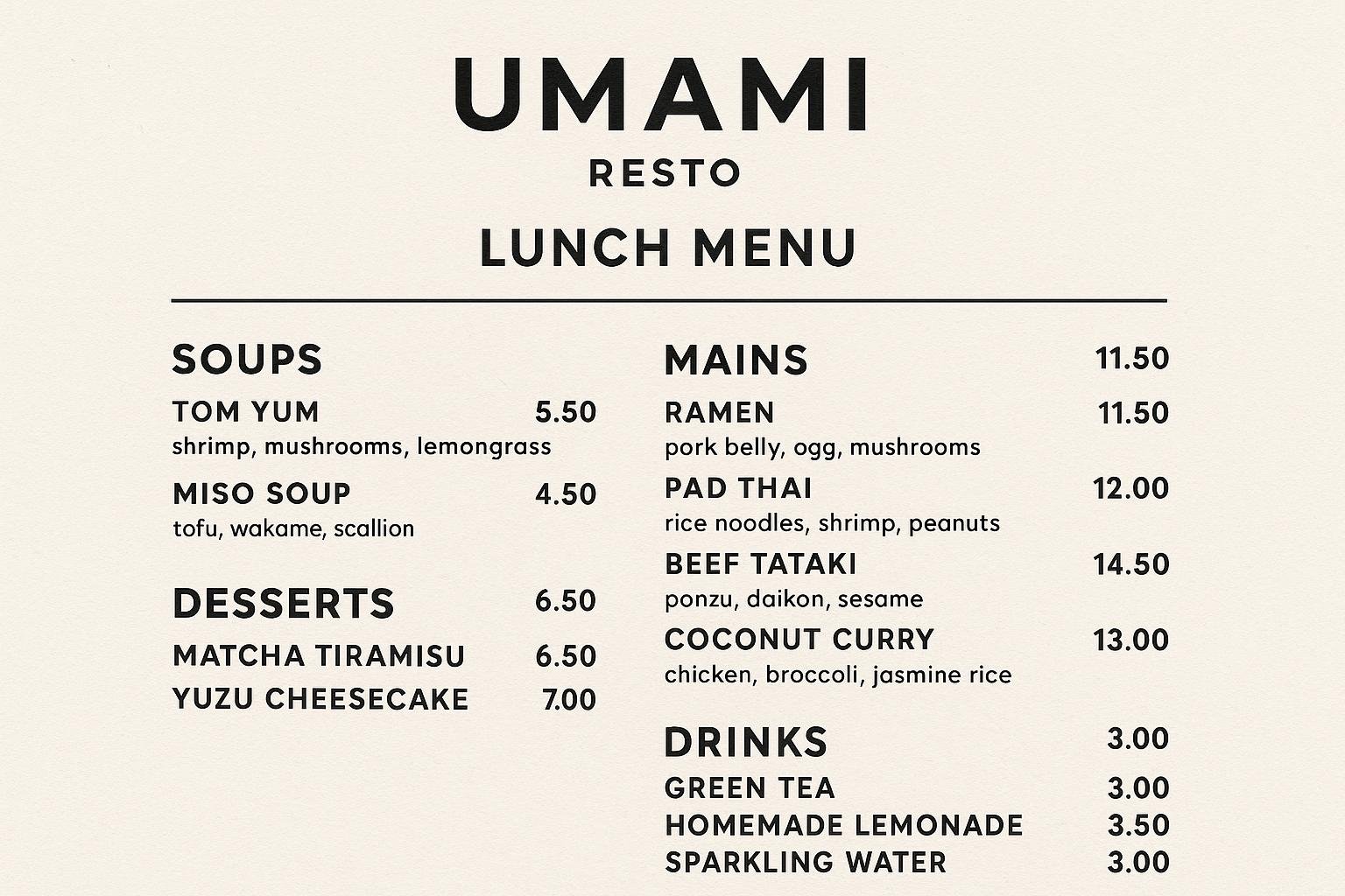 Umami Dish